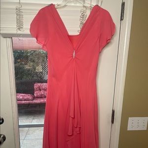 Beautiful coral dress